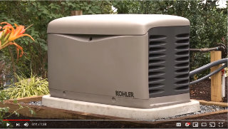 Video of Kohler Standby Generator and why it's needed.